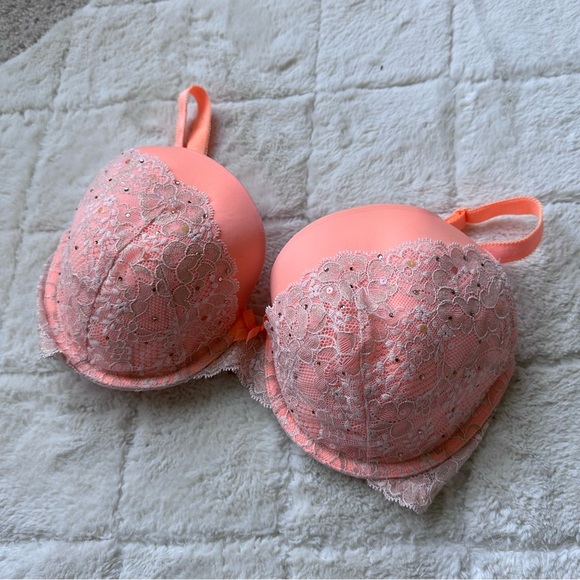Victoria's Secret | Orange Dream Angels Perfect coverage Bra | Size 34DD - Picture 2 of 11